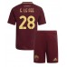 Maillot de foot AS Roma Enzo Le Fee #28 Domicile vêtements enfant 2024-25 Manches Courtes (+ pantalon court)